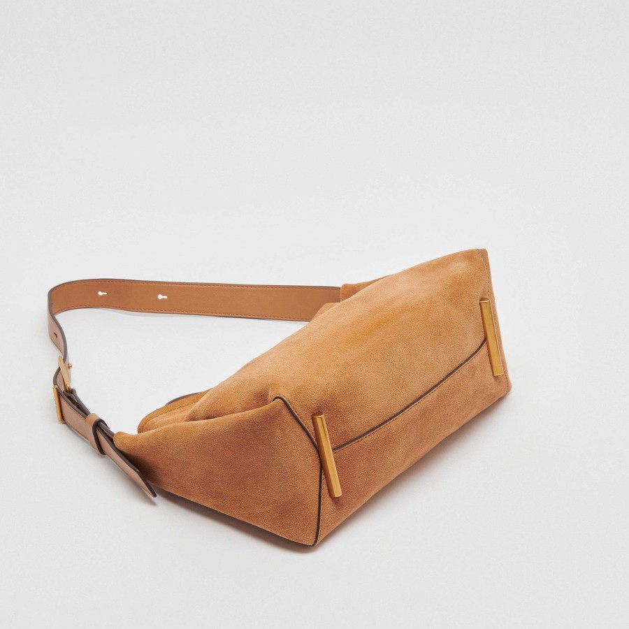 Scholarships DOLCE VITA | Audri Shoulder Bag In Rusty Oak Suede