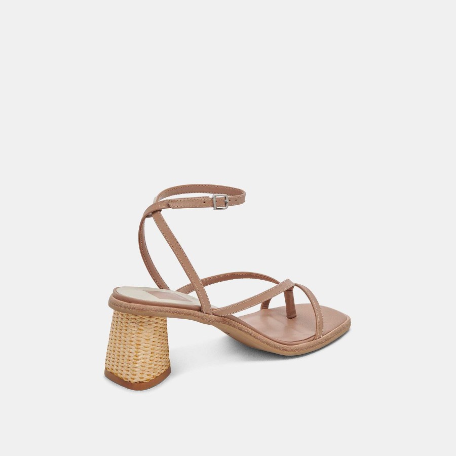 Jump DOLCE VITA | Banita Coffee Leather Sandals