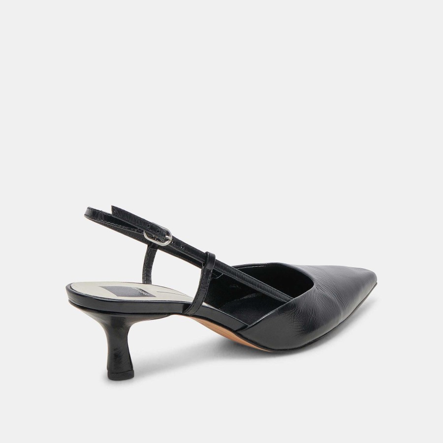 Jump DOLCE VITA | Patent Odela Heels Midnight Crinkle