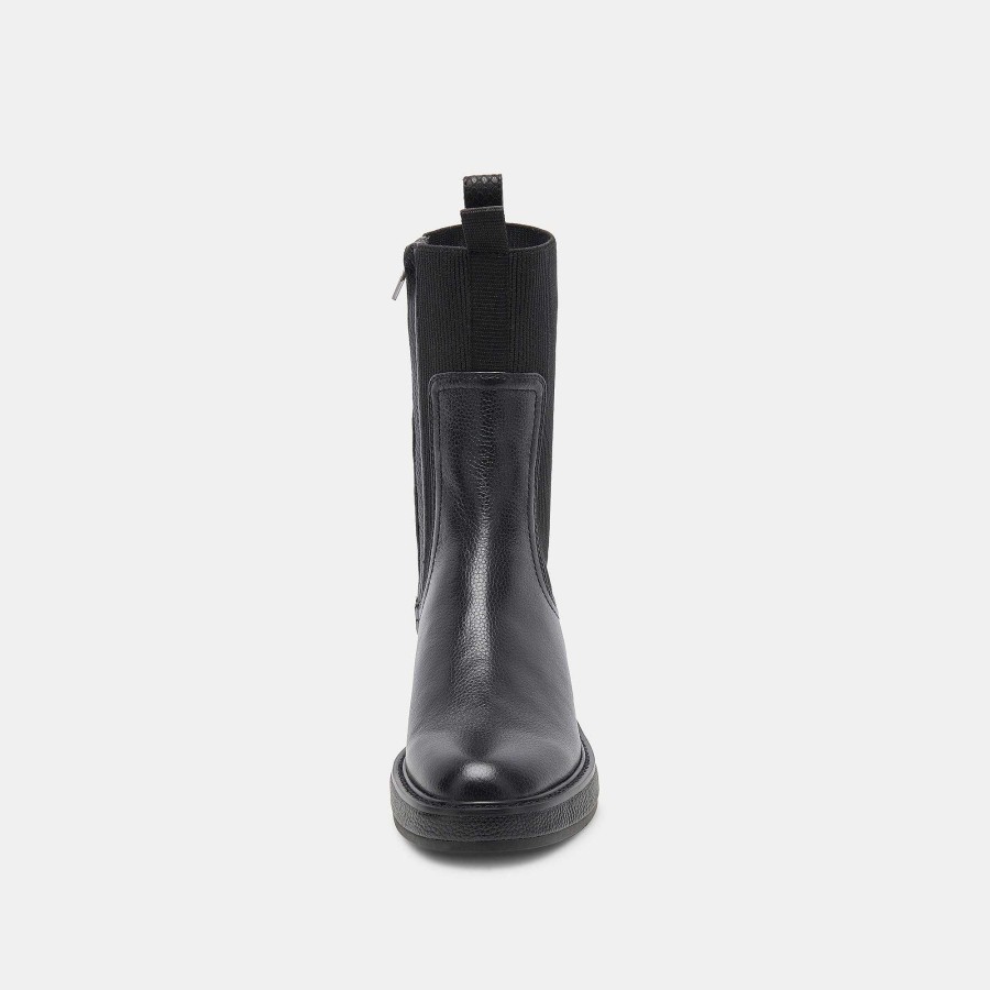 Boots And Boots DOLCE VITA | Elyse H2O Wide Boots In Black Leather