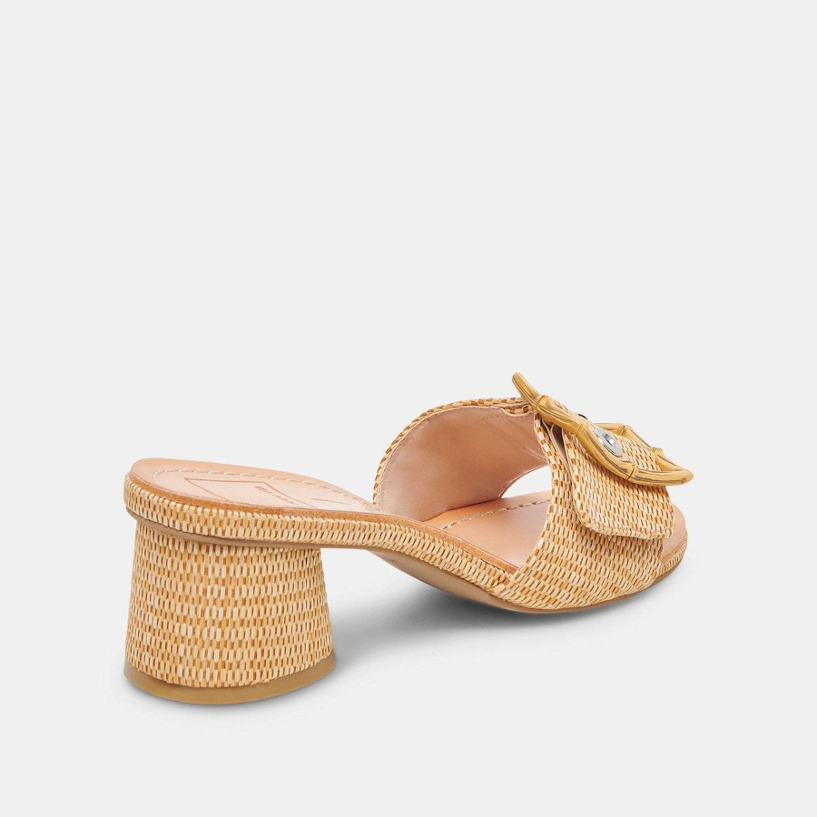 Jump DOLCE VITA | Lucey Natural Raffia Hot Heels