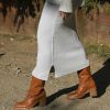 Boots And Boots DOLCE VITA | Cognac Leather Boots Vest