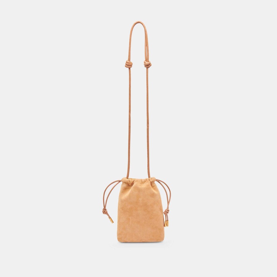 Scholarships DOLCE VITA | Evie Rusty Oak Suede Crossbody Bag