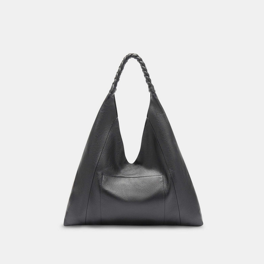 Scholarships DOLCE VITA | Mia Black Leather Bag