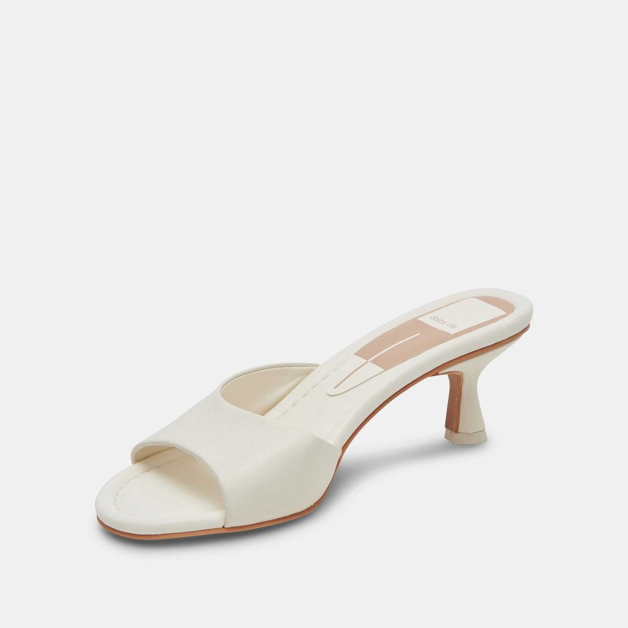 Jump DOLCE VITA | Macoy White Leather Heel