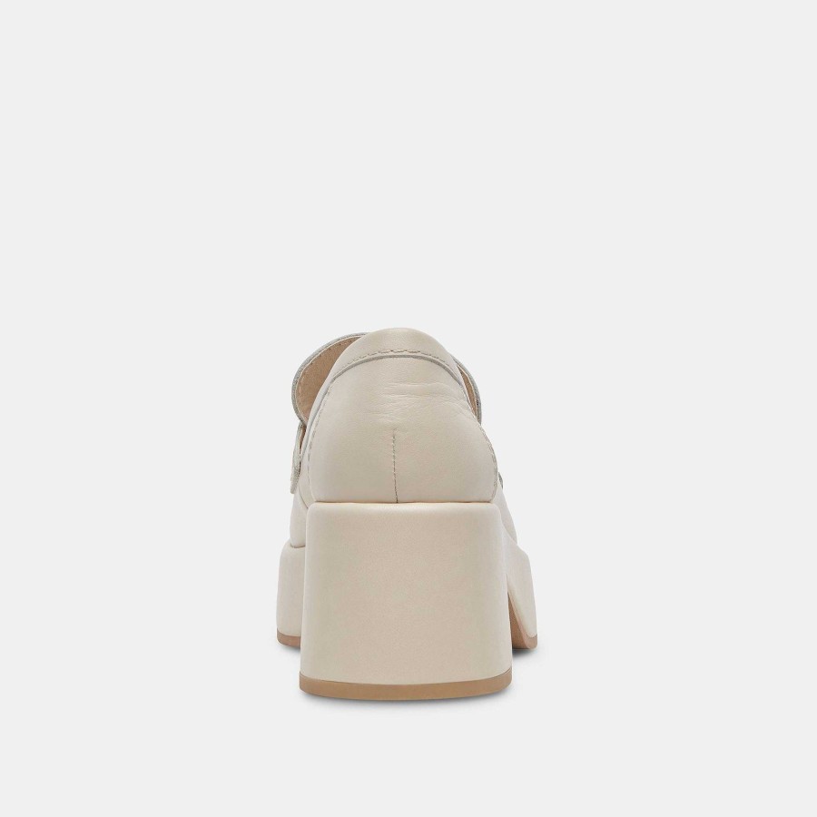 Sneakers And Moccasins DOLCE VITA | Yanni Ivory Leather Loafers