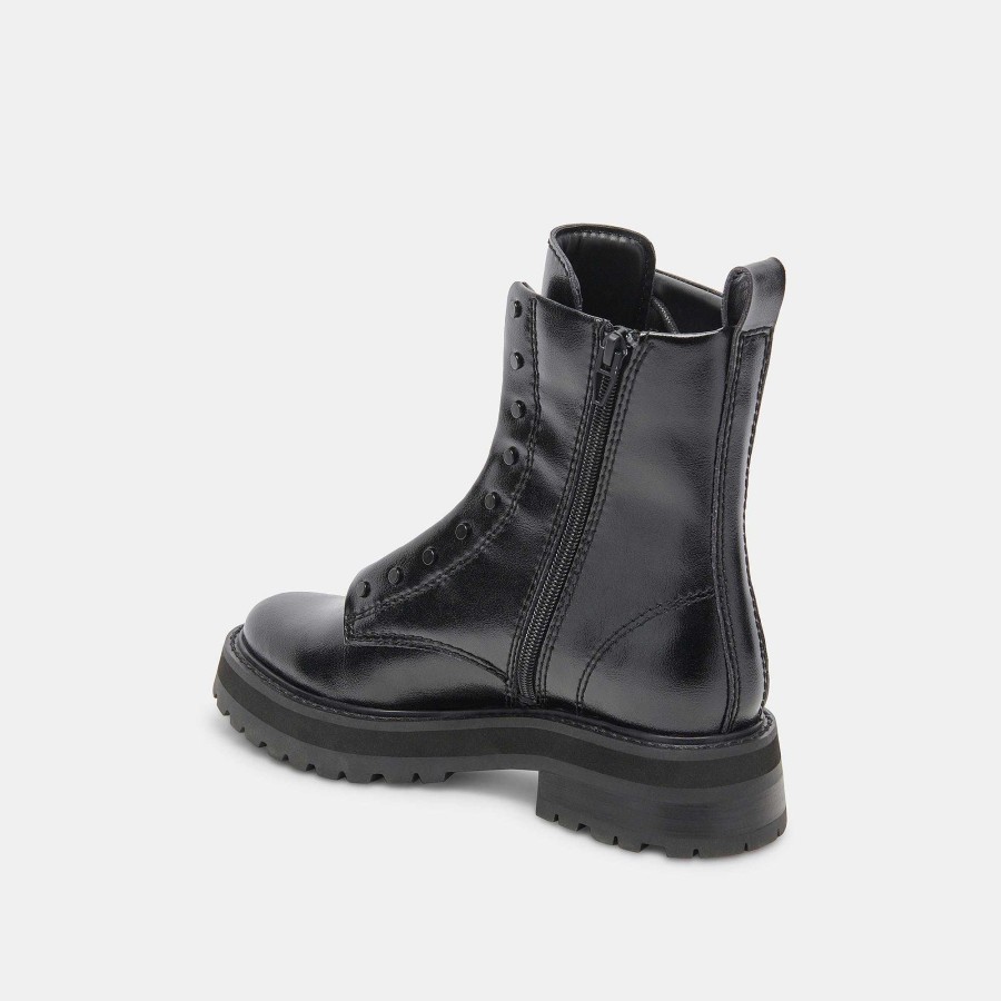 Boots And Boots DOLCE VITA | Ranier Midnight Crinkle Patent Boots