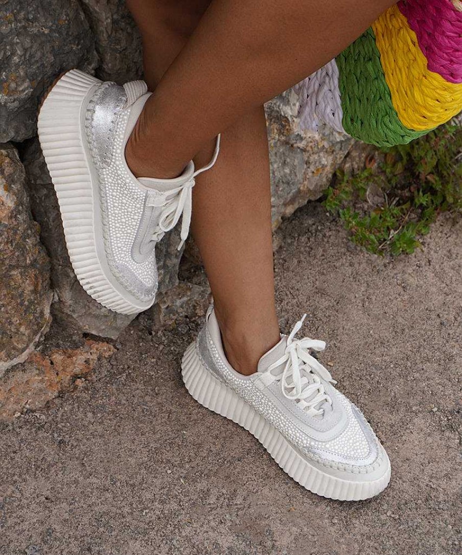 Tennis DOLCE VITA | Dolen Pearl Sneakers Vanilla Pearls