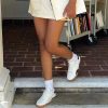 Tennis DOLCE VITA | Zina Wide White Leather Sneakers Black