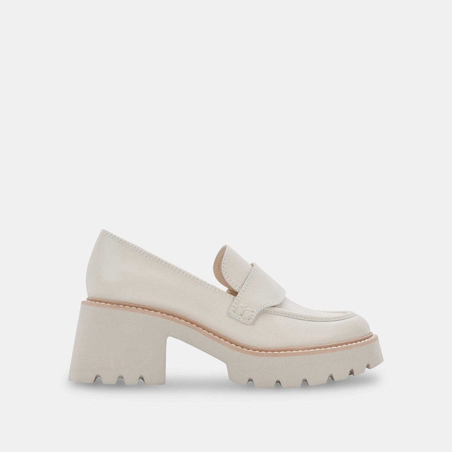 Sneakers And Moccasins DOLCE VITA | Halona Ivory Leather Loafers