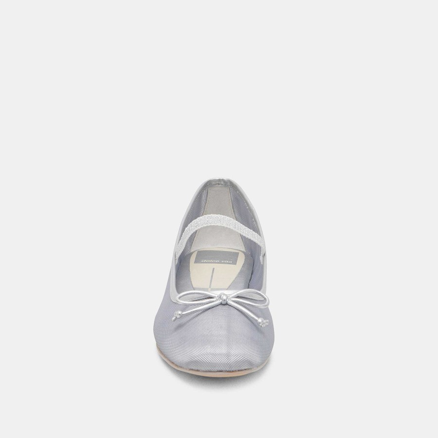 Sneakers And Moccasins DOLCE VITA | Cadel Silver Mesh Sneakers