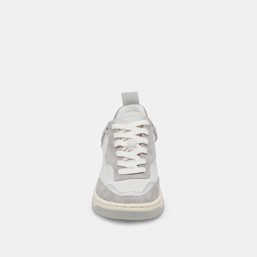 Tennis DOLCE VITA | Adella White Gray Leather Sneakers