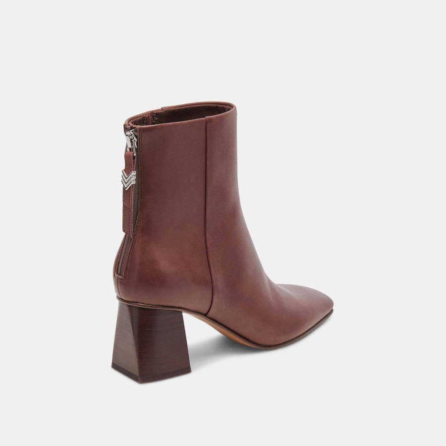 Boots And Boots DOLCE VITA | Fifi H2O Chocolate Leather Wide Boots