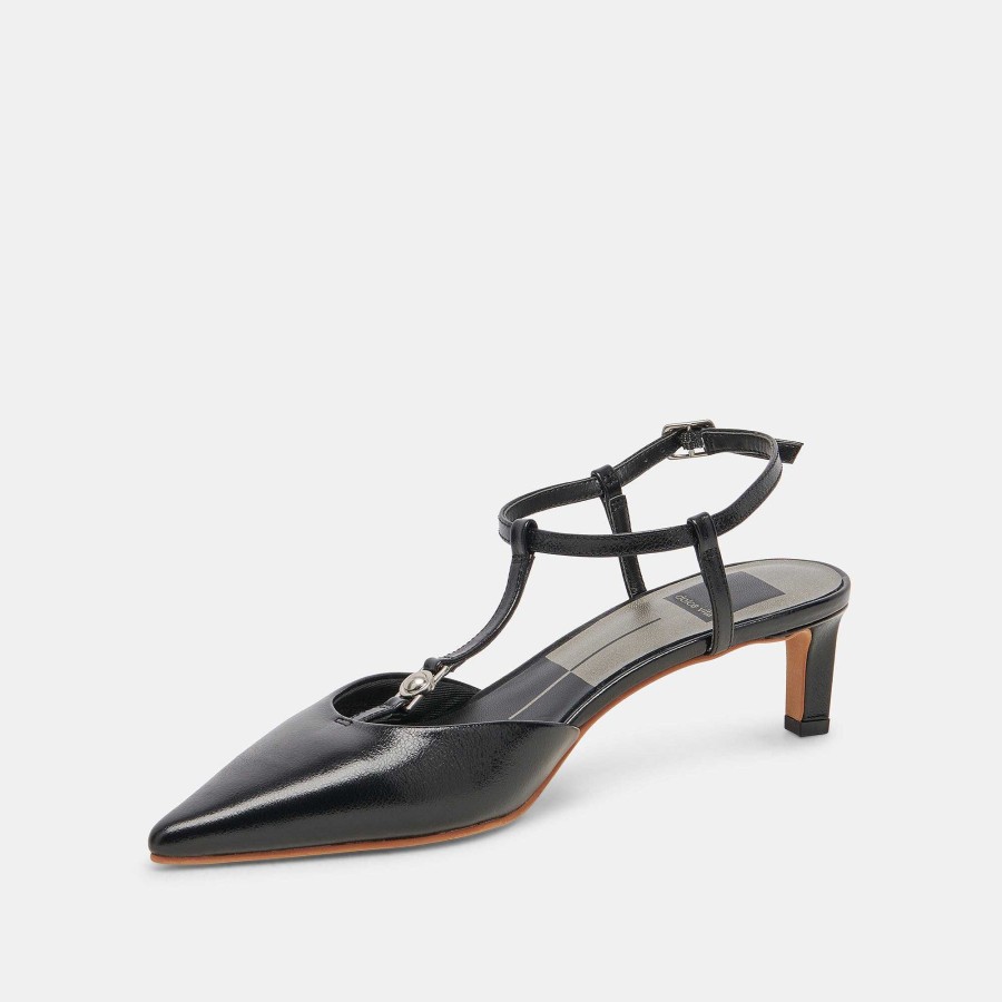 Jump DOLCE VITA | Lavon Black Leather Heels