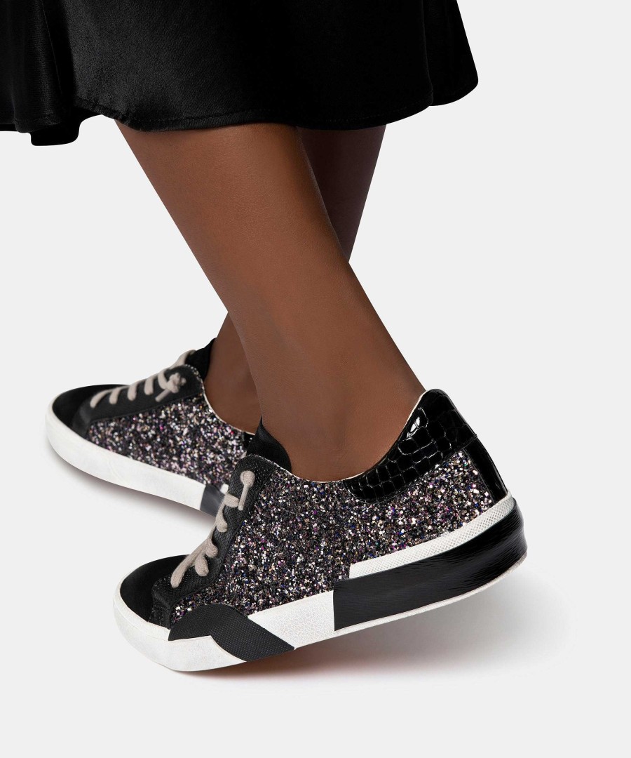 Tennis DOLCE VITA | Zina Black Metallic Glitter Sneakers