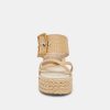 Jump DOLCE VITA | Edwina Heels Lt Natural Raffia