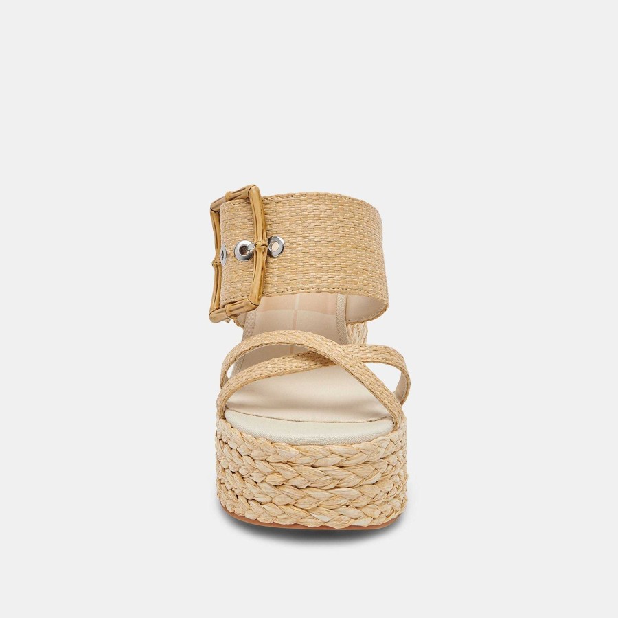 Jump DOLCE VITA | Edwina Heels Lt Natural Raffia