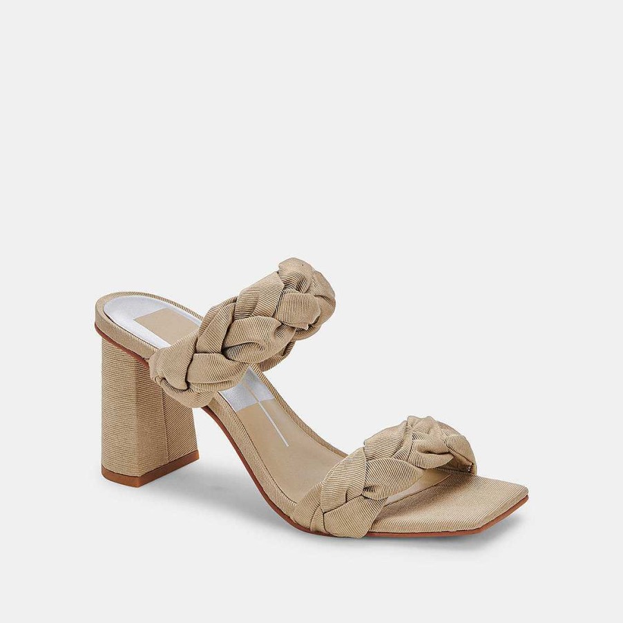 Jump DOLCE VITA | Pheby Khaki Silk Heels