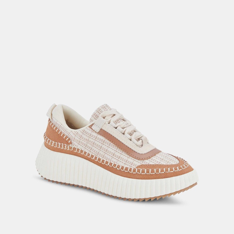 Tennis DOLCE VITA | Dolen Brown Multi-Fabric Sneakers