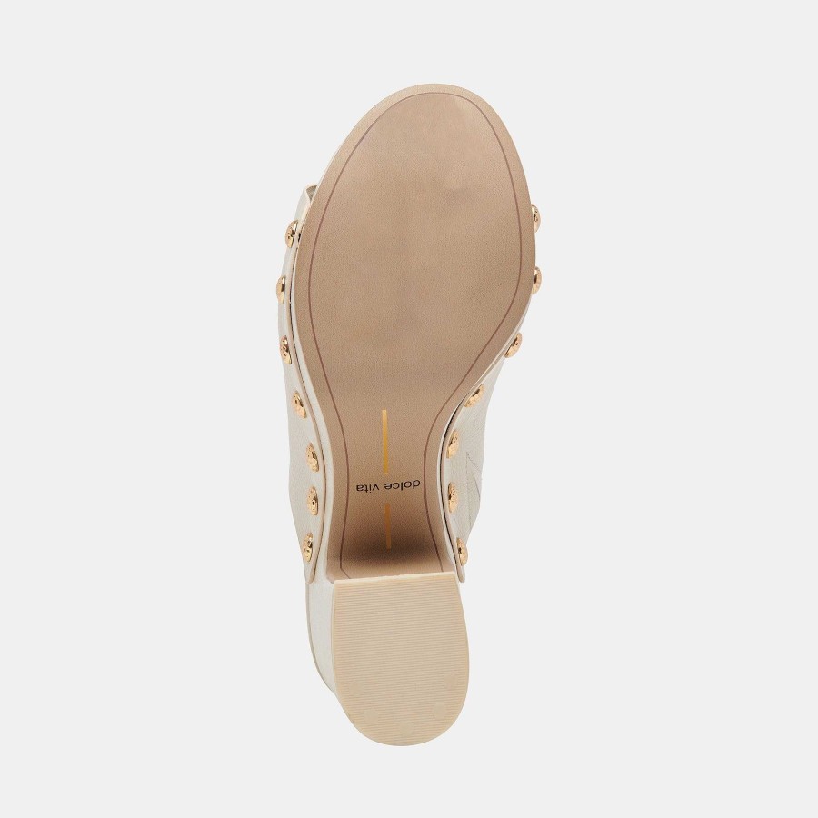 Jump DOLCE VITA | Emol White Leather Heels