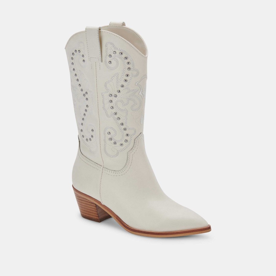 Boots And Boots DOLCE VITA | Sula White Leather Boots