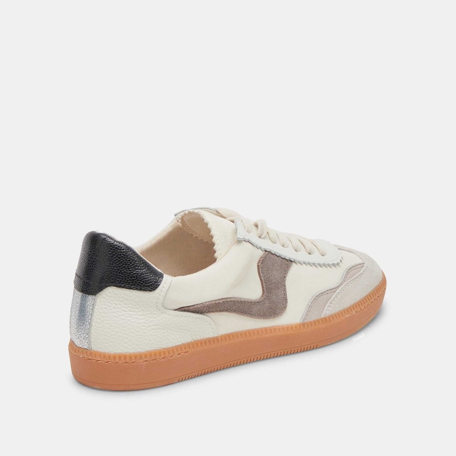 Tennis DOLCE VITA | Aviso White Gray Leather Sneakers