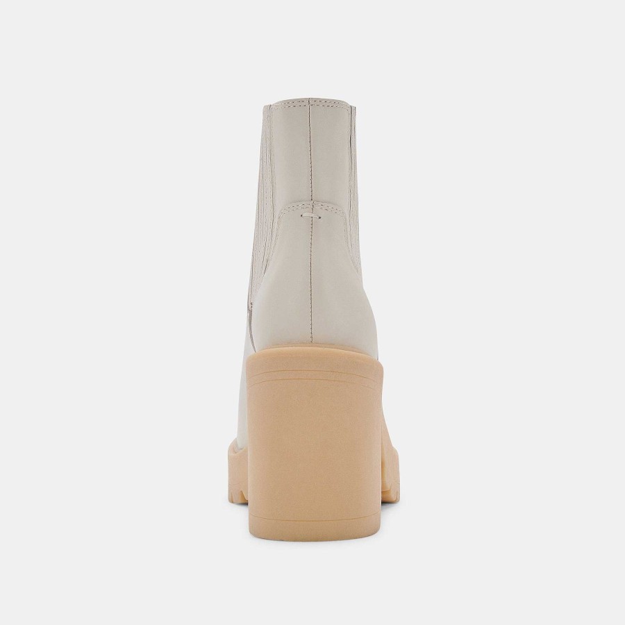 Boots And Boots DOLCE VITA | Caster H2O Ivory Leather Boots