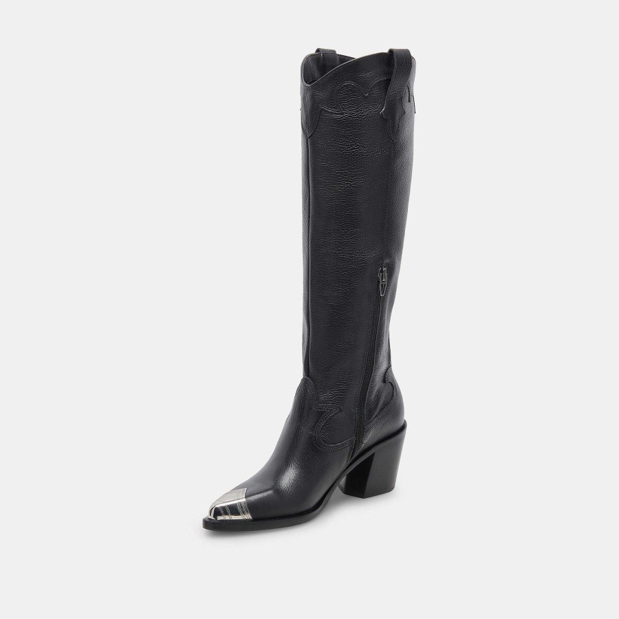 Boots And Boots DOLCE VITA | Kamryn Leather Boots Black