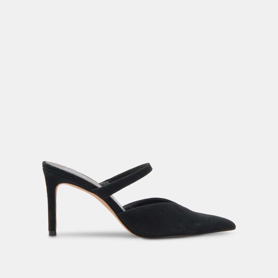 Jump DOLCE VITA | Kanika Onyx Suede Heels