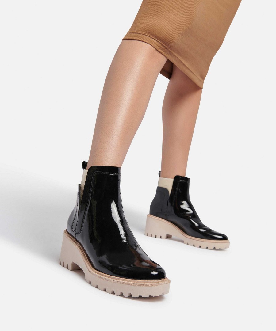 Boots And Boots DOLCE VITA | Huey Patent Onyx Boots