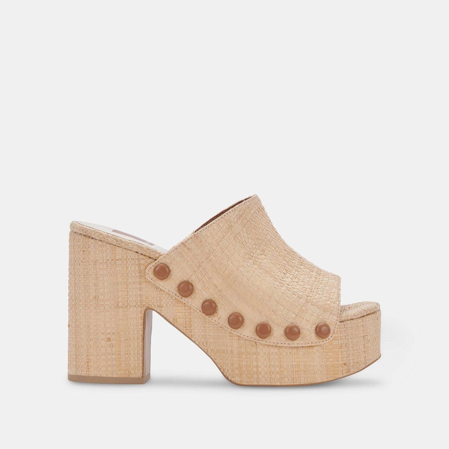 Jump DOLCE VITA | Emol Heels Lt Natural Raffia