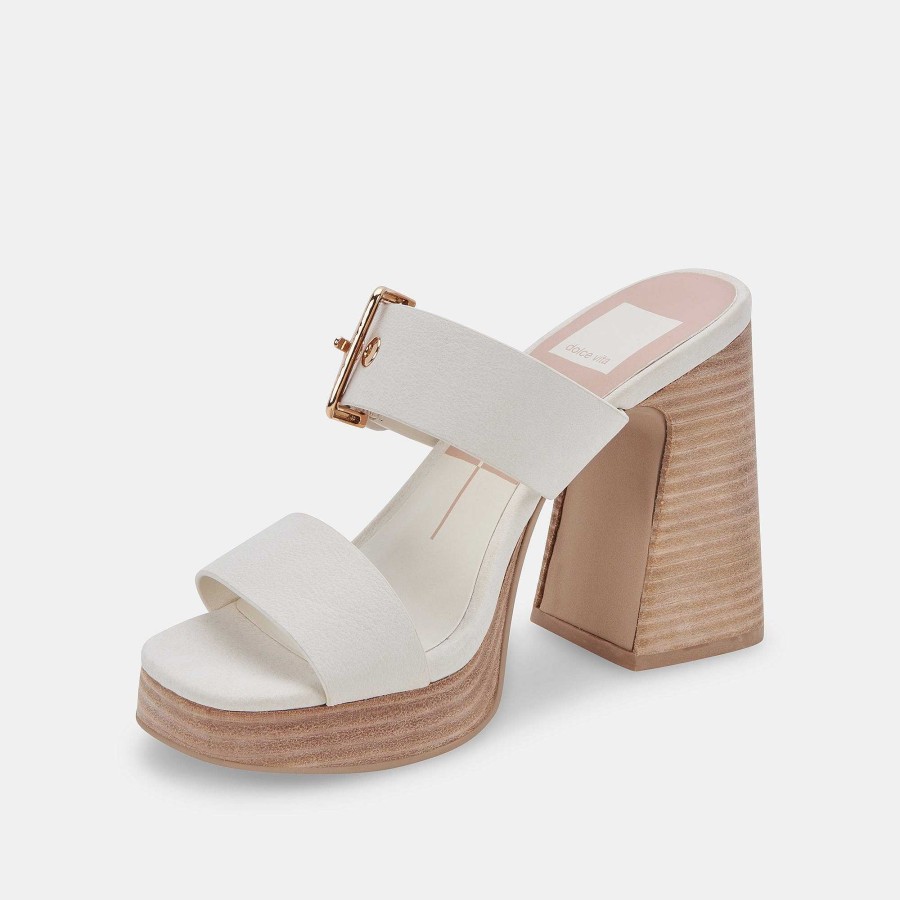 Jump DOLCE VITA | Landry Ivory Nubuck Heels